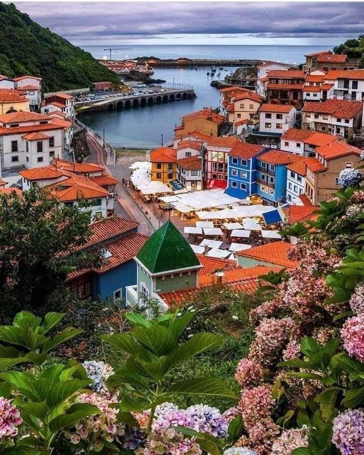 Apartamentos Urbanin I Plaza Ayuntamiento Cudillero Bagian luar foto