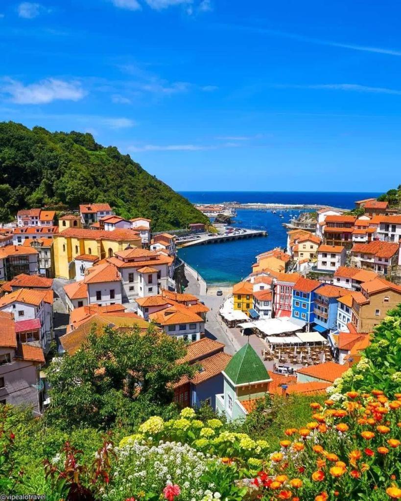 Apartamentos Urbanin I Plaza Ayuntamiento Cudillero Bagian luar foto